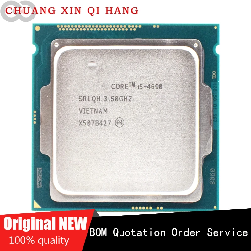 Utilizzato Per I5 4690 I5-4690 3.5 Ghz Processore Cpu Quad-Core Usato 6M 84W Lga 1150