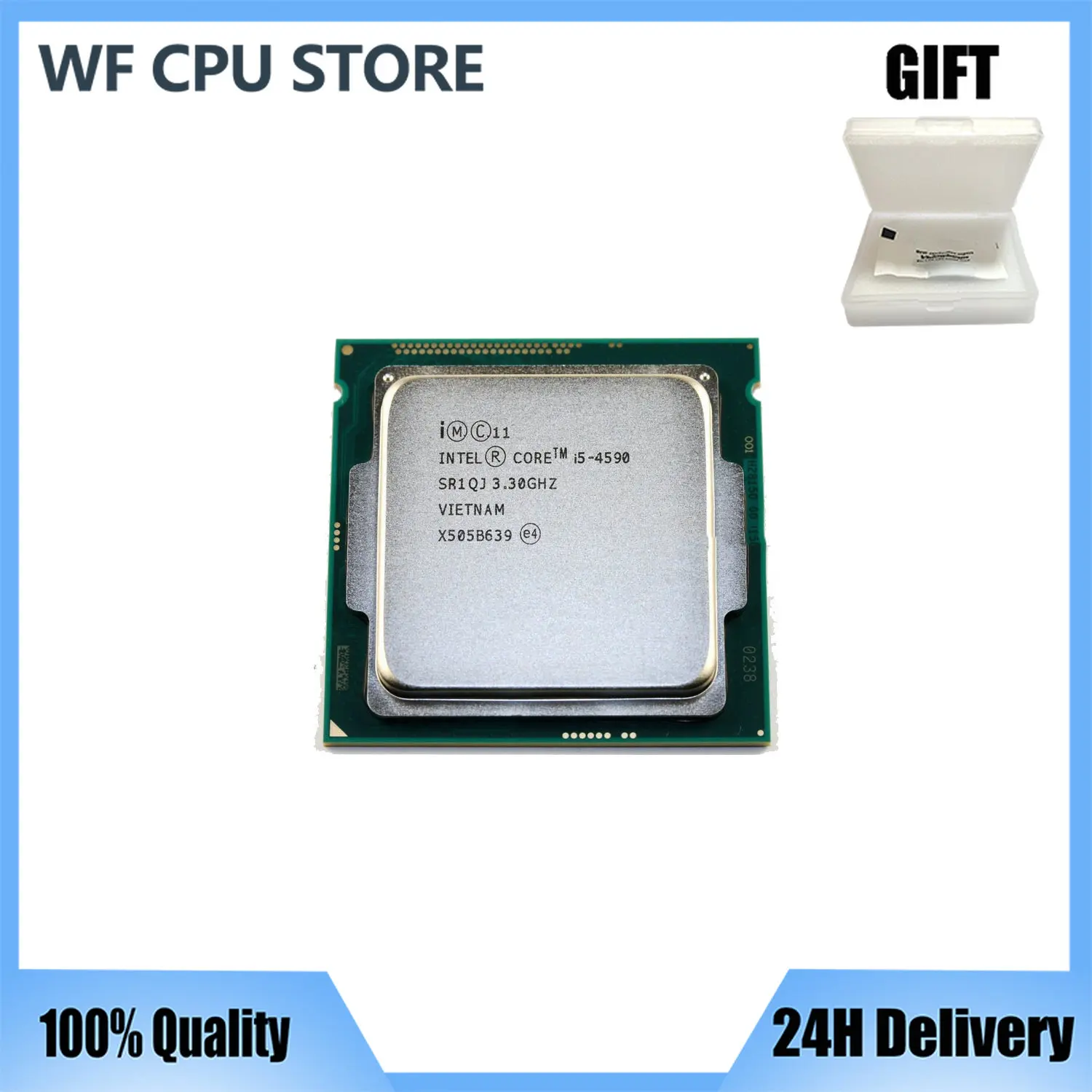 Processore Cpu Quad-Core Intel Core I5-4590 I5 4590 3.3 Ghz 6M 84W Lga 1150