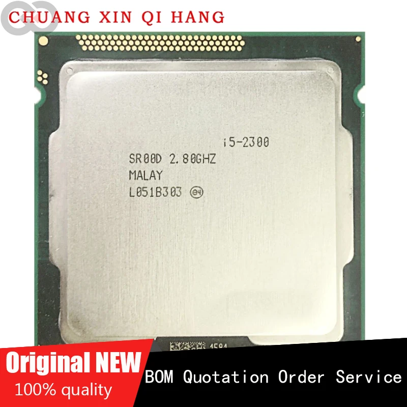Utilizzato Per I5 2300 I5-2300 2.80Ghz 6Mb Socket 1155 Processore Cpu Sr00D Originale