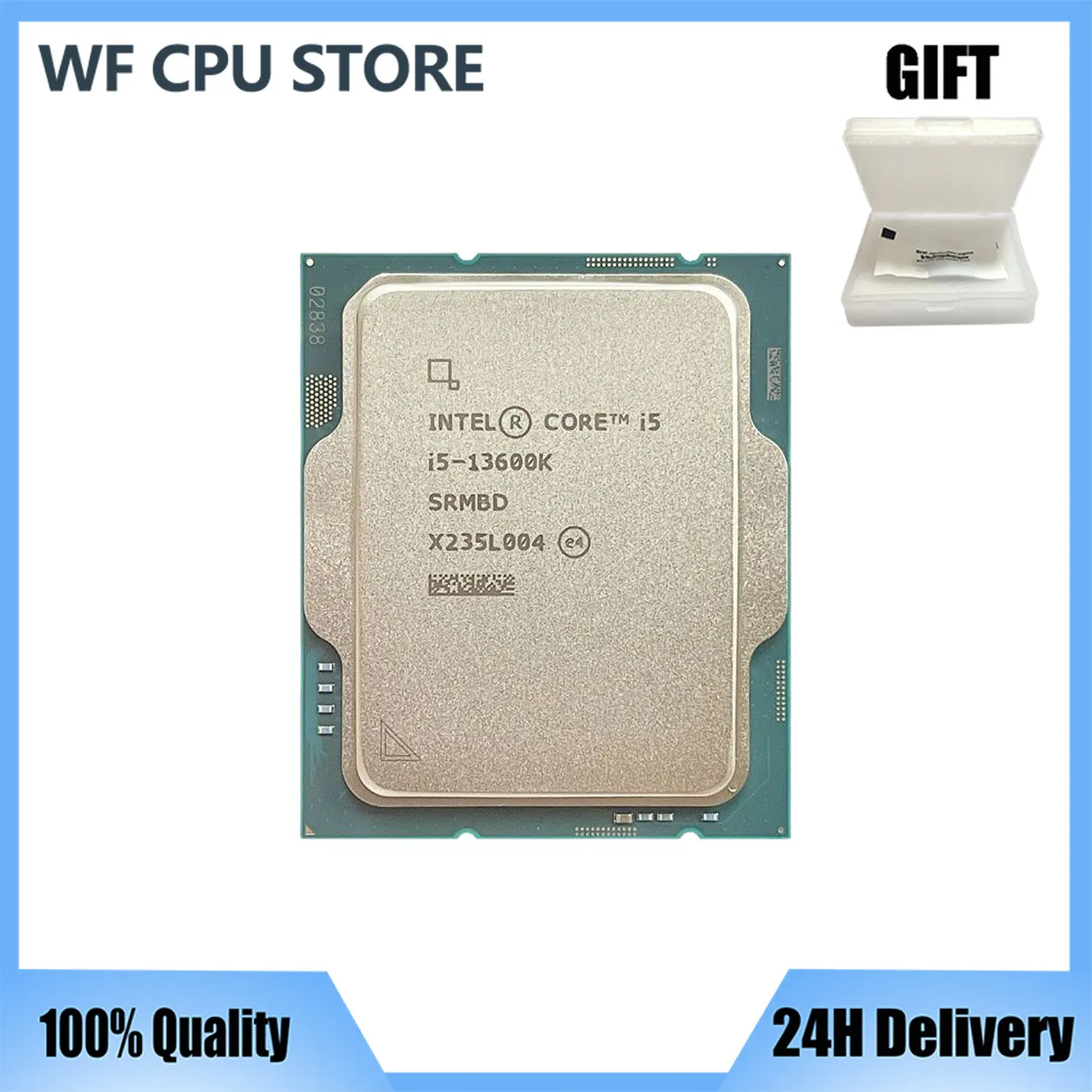 Processore Cpu Intel Core I5-13600K I5 13600K 3.5 Ghz 14-Core 20 Thread 10Nm L3 = 24M 125W Lga 1700 Ma Senza Ventola