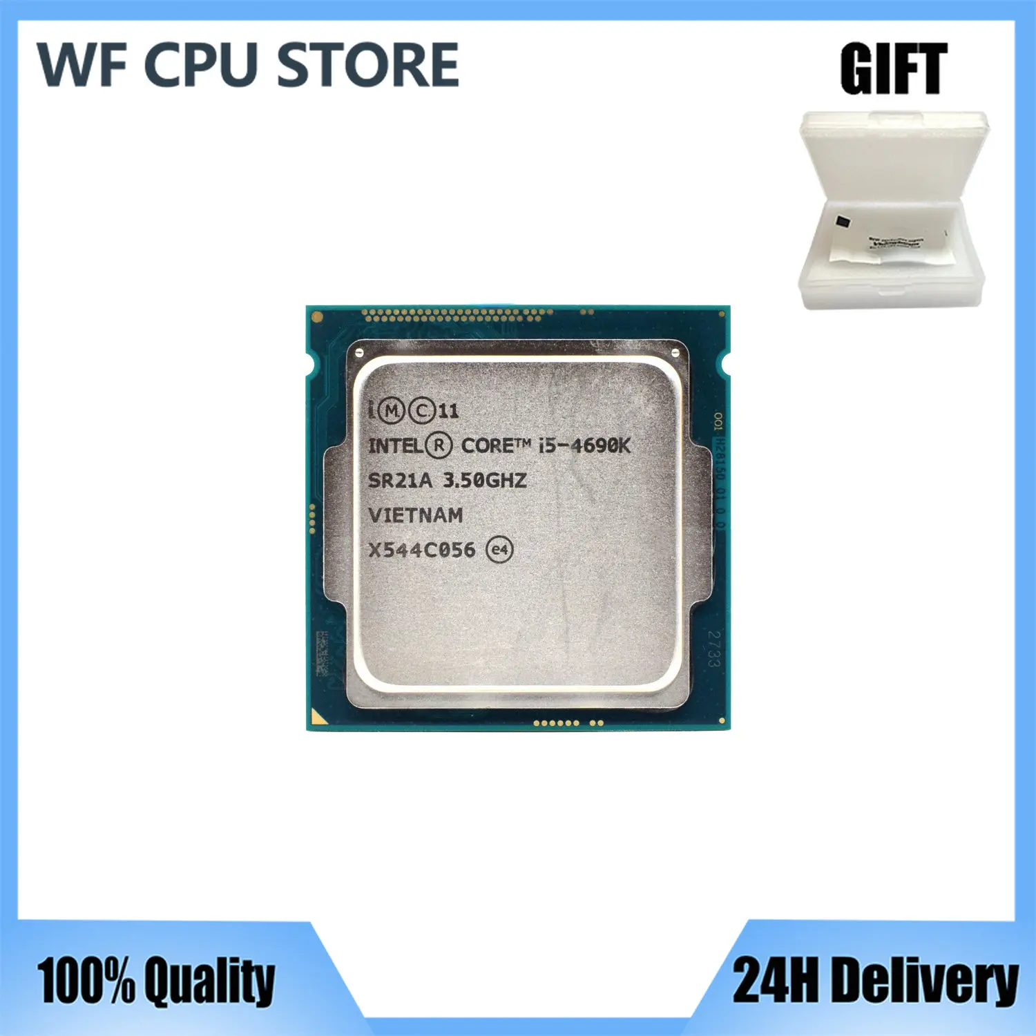 Intel Core I5 4690K 3.5Ghz 6Mb Socket Lga 1150 Processore Cpu Quad-Core I5-4690K Sr21A
