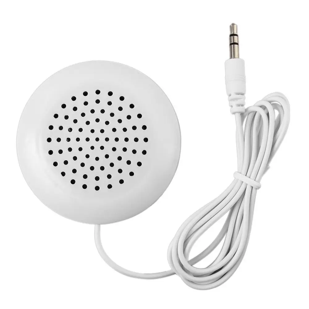Mini Altoparlante A Cuscino Bianco 3 5Mm Per I-Phone I-Pod Cd Radio Lettore Mp3 Gl