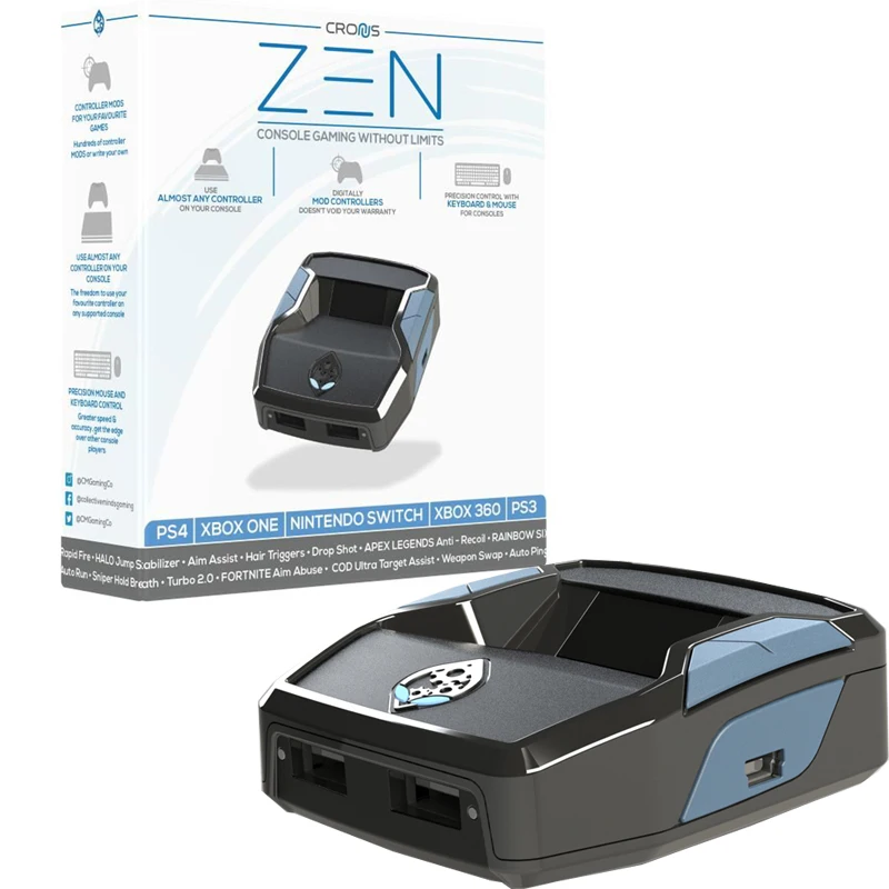 Cronuszen Cronusmax2 Convertitore Per Ps4 Xbox1 Ns Switch Controller Cablato/Wireless Cronus Zen All Block Spedizione Gratuita