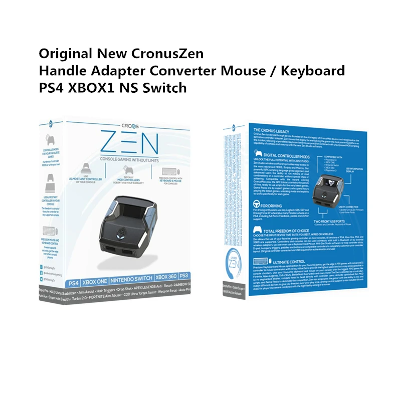 Cronuszen Cronusmax2 Cronusmax Plus Convertitore Adattatore Per Ps4 Xbox1 Ns Switch Controller Cablato/Wireless Cronus Zen All Blocking