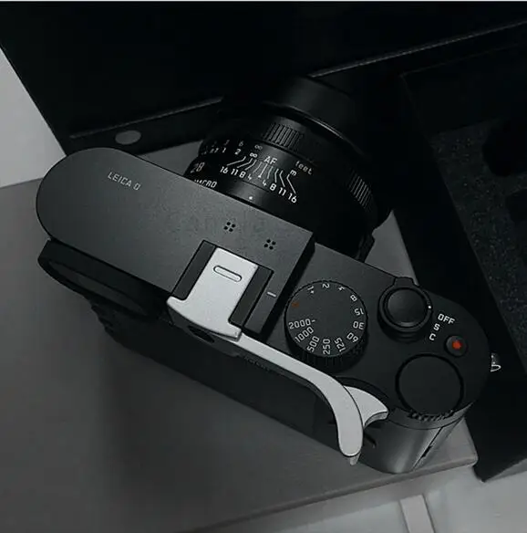 New Pure Metal Thumb Rest Mount Thumb Grip Hot Shoe Cover Thumbrest Per Leica Q2 Q1 Typ 116 Mz-Q Q-2 Leica Q