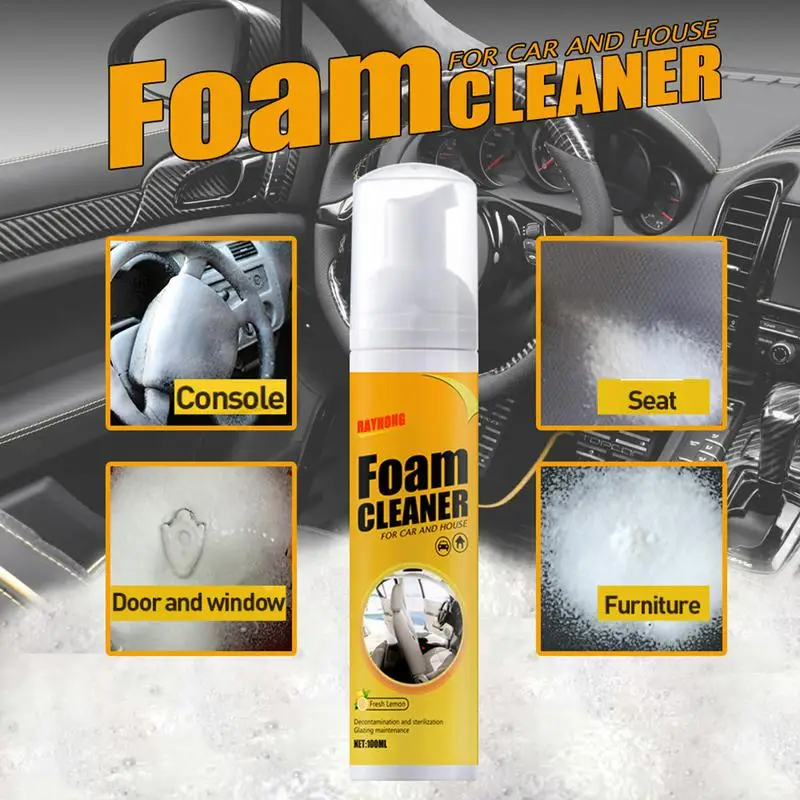 30/100/150Ml All Round Master Foam Cleaner Magic Cleaning Spary Car For Cars Automotive Multi-Purpose Interior Seat Leather