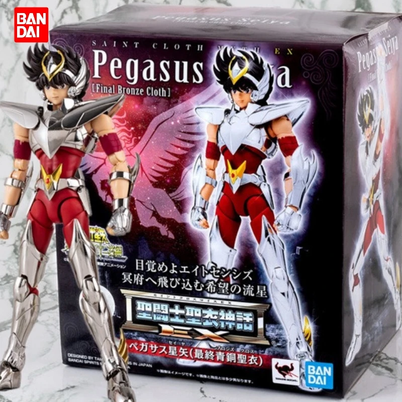 Original Saint Seiya Myth Cloth Final Bronze Pegasus Seiya V3 Ex Metal Armor Action Figure Collection Modello Holiday Best Gift