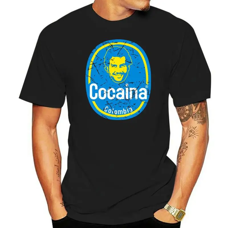 Pablo Escobar Plata O Plomo Colombia Kartel Cocaina T Shirt T-Shirt Spedizione Gratuita T-Shirt Leggera