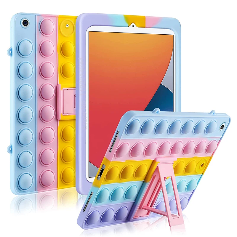 Per Ipad 2 Ipad 3 Ipad 4 Custodia Rivivi Custodia In Silicone Antistress Per Ipad 2Th 3Th 4Th A1395 A1396 A1397 A1416 A1430 Cover Per Bambini
