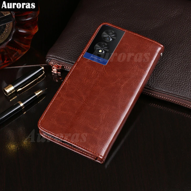 Auroras Per Tcl 40 Nxtpaper 4G Flip Case Portafoglio Tascabile In Pelle Magnetica Shell Per Tcl 40 Nxtpaper 40 Xe 5G Cover Posteriore