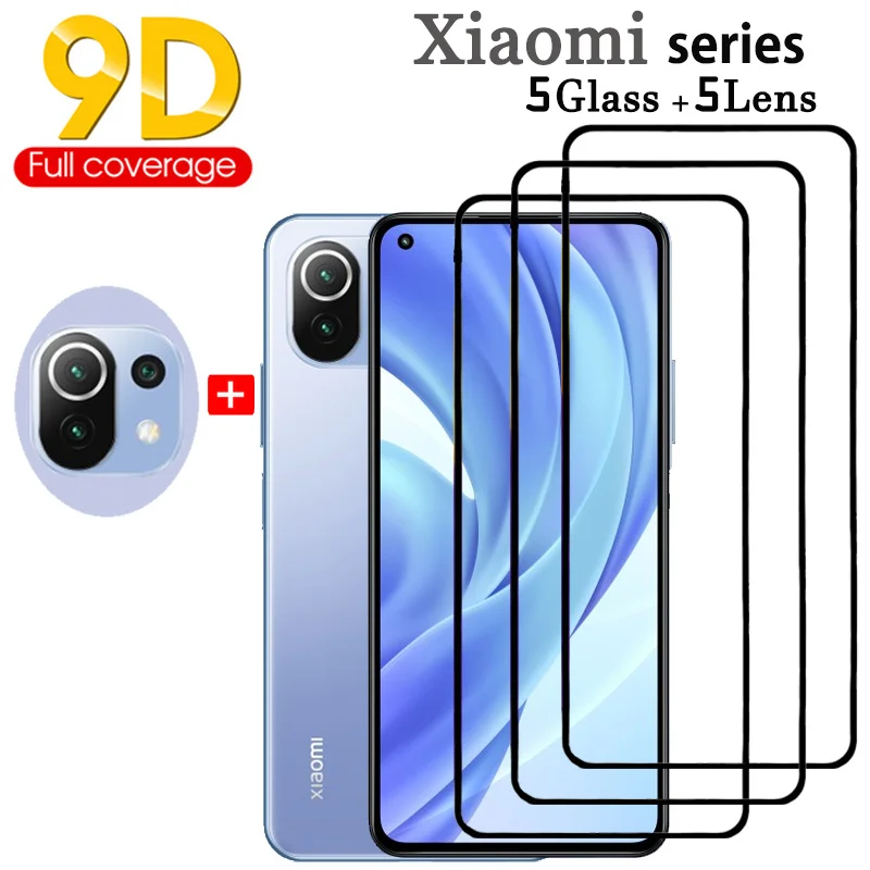 Xiaomi12Lite Vetro Mi 11 Lite Fotocamera Pellicola + Vetro Temperato Per Xiaomi 12 Lite Mi 11 Lite 4G Mi 11 Lite Mi 10 Lite Cover Custodia Mi 9 Lite V