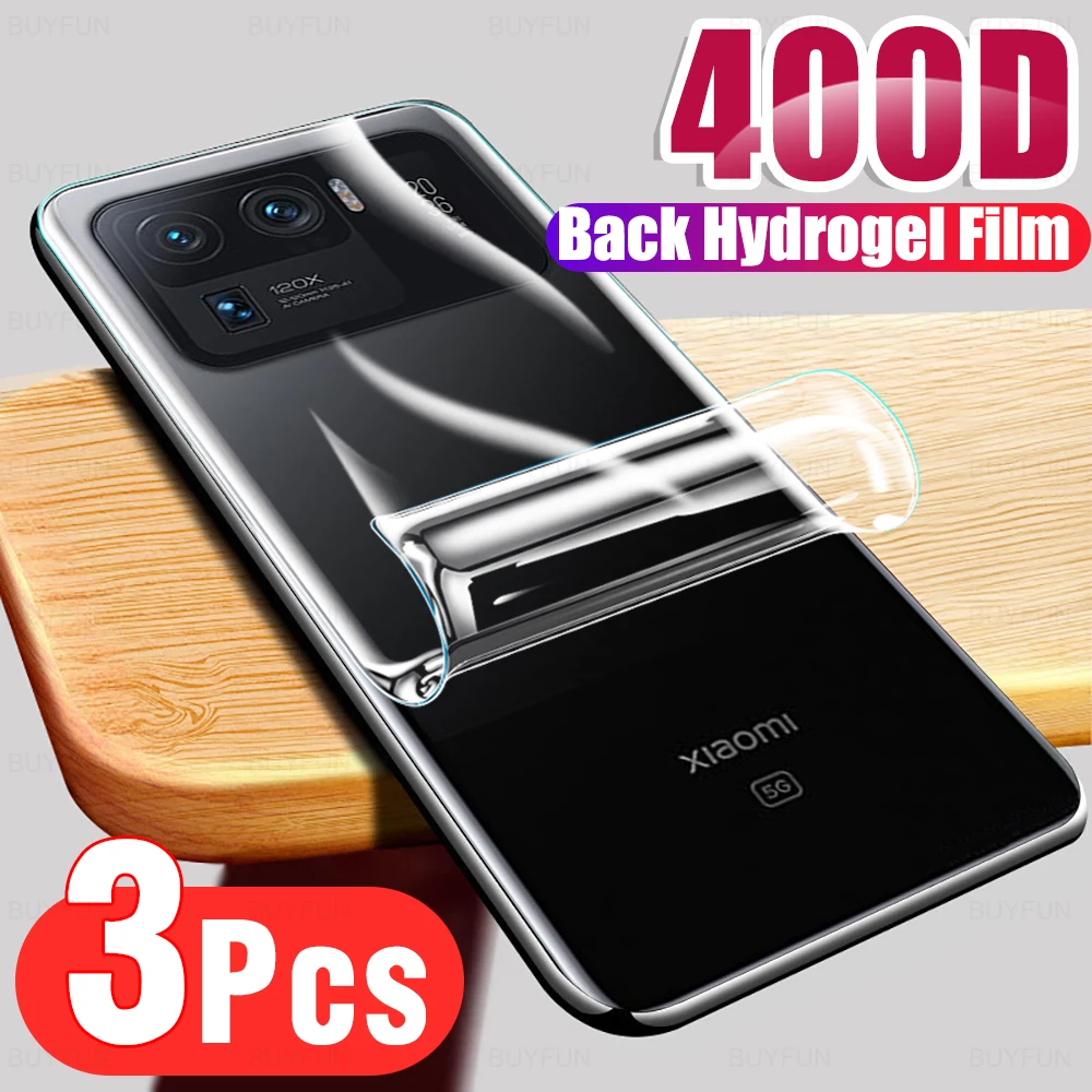 Pellicola Protettiva In Idrogel 3 Pezzi Per Xiaomi Mi 11 Ultra 11 Lite 5G Pro 11I 10 Ultra Lite 5G Pro 10T Lite Pro Cover Protettiva
