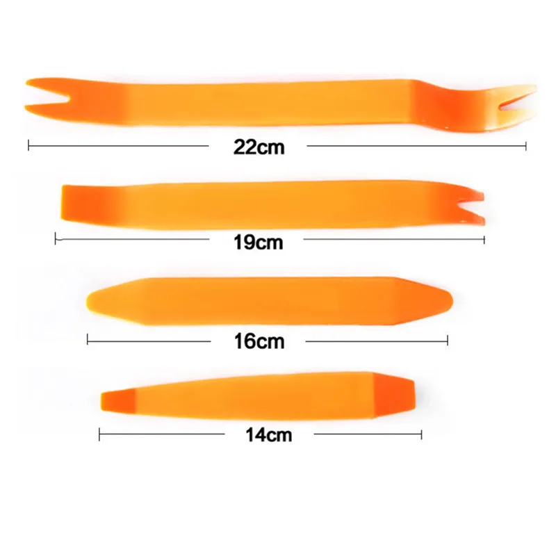 4Pcs Auto Car Radio Panel Door Clip Panel Trim Dash Rimozione Audio Per Fiat Panda 2 3 169 500 Bravo Tipo Freemont