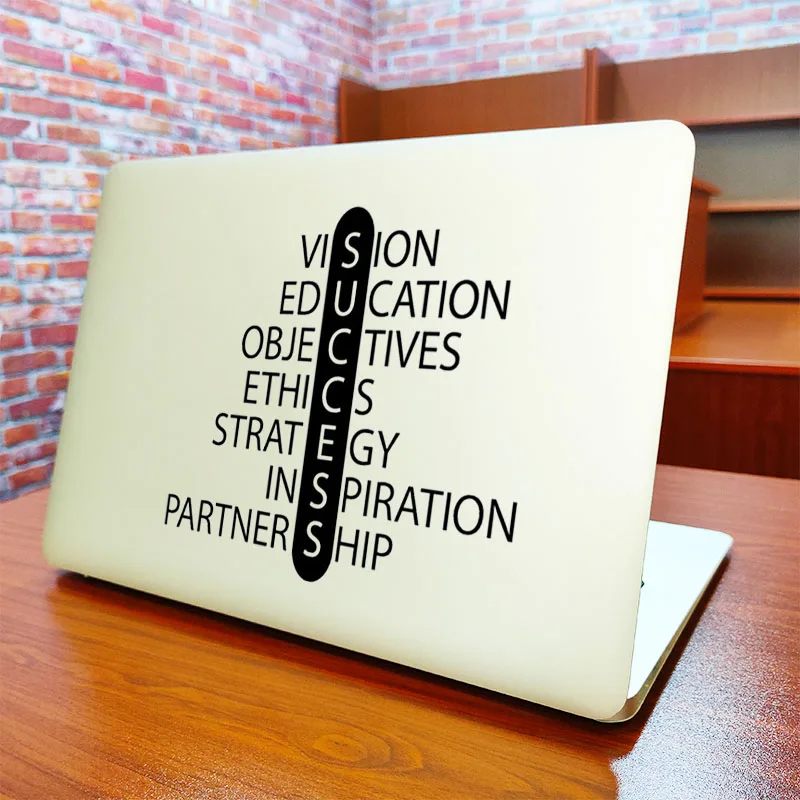 Success Code Inspired Quote Laptop Cover Sticker Per Macbook Air 11 13 15 Pollici Pro Retina Mac Book Skin 14 "Notebook Decalcomania Decor
