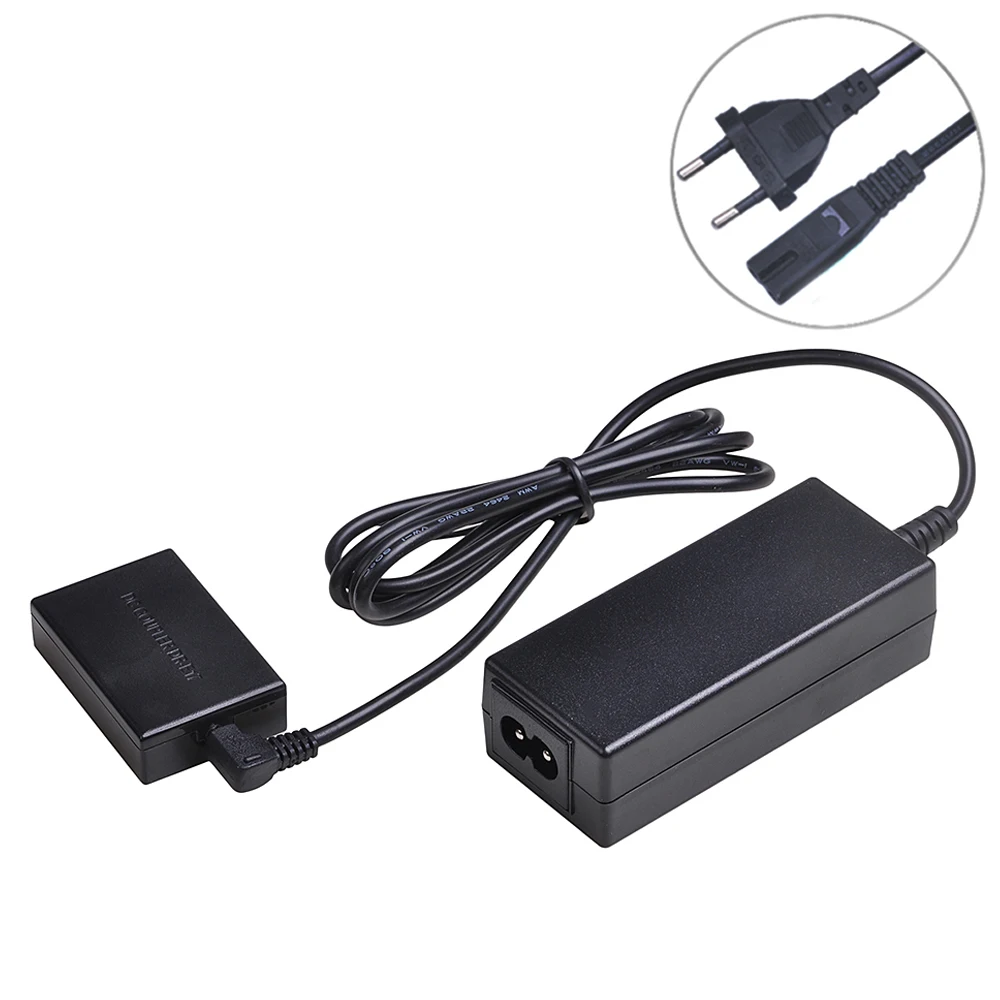Kit Adattatore Di Alimentazione Ca Ack-E17 Per Fotocamere Digitali Mirrorless Canon Eos M3, Eos M5, Eos M6