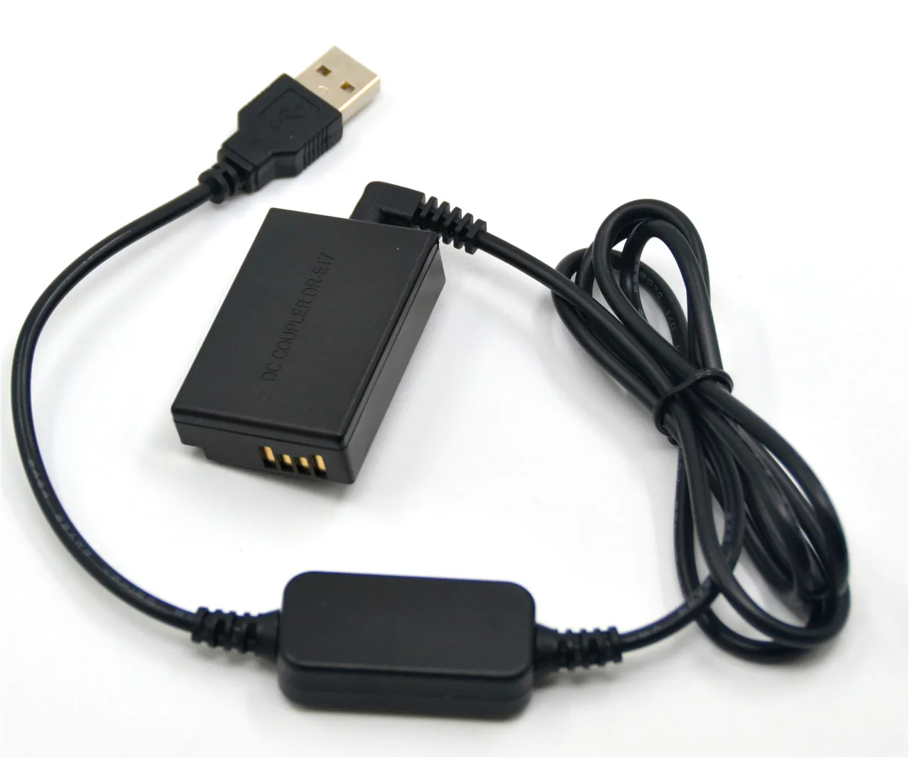 Lp-E17 Batteria Fittizia Dr-E17 Accoppiatore Cc Cavo Di Alimentazione Usb 5V Per Fotocamere Canon Eos M3 M5 M6 Eos-M3 Eos-M5 Eos-M6