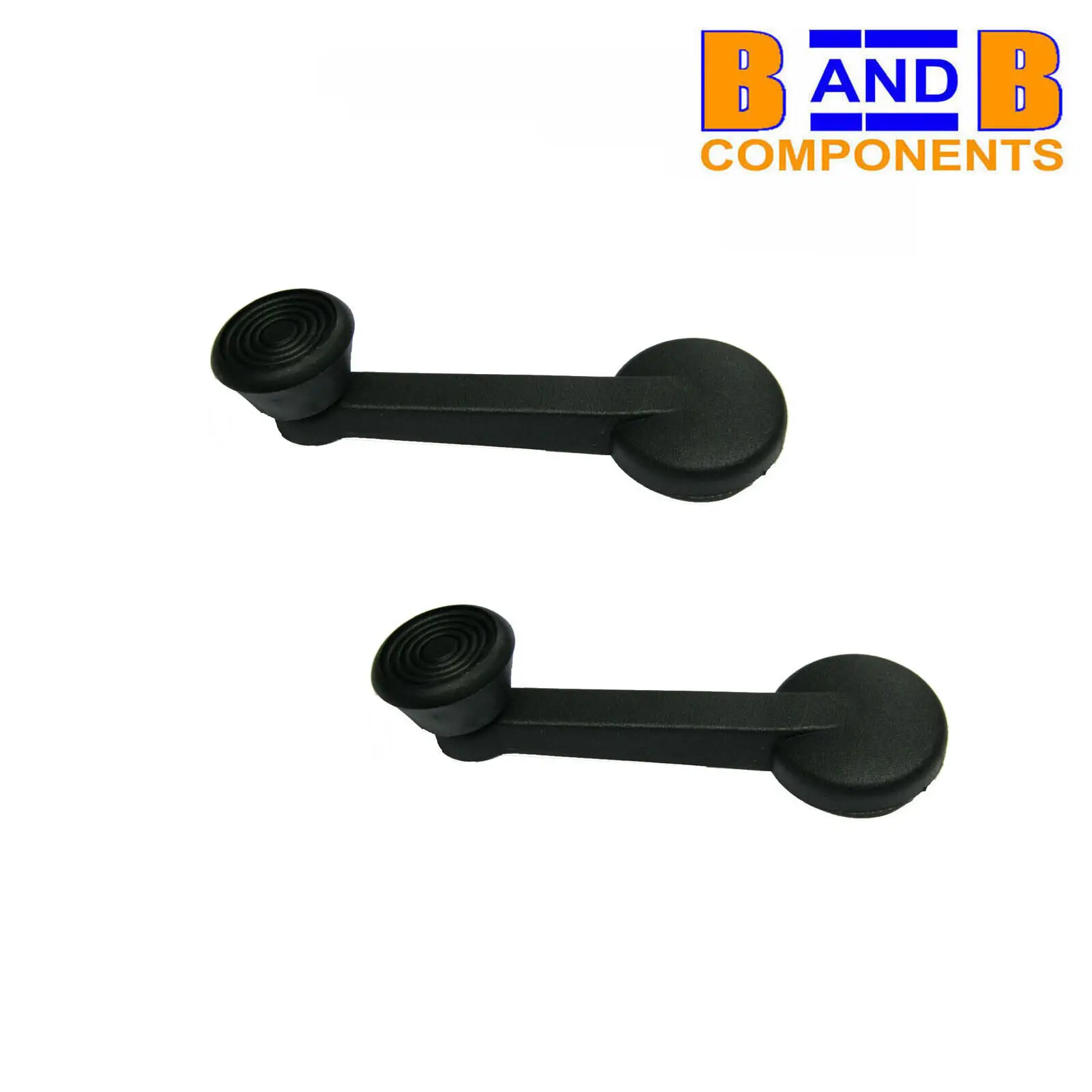 Per Vw Window Winder Maniglie Beetle T1 Bug T2 Transporter Camper Van Black A1405