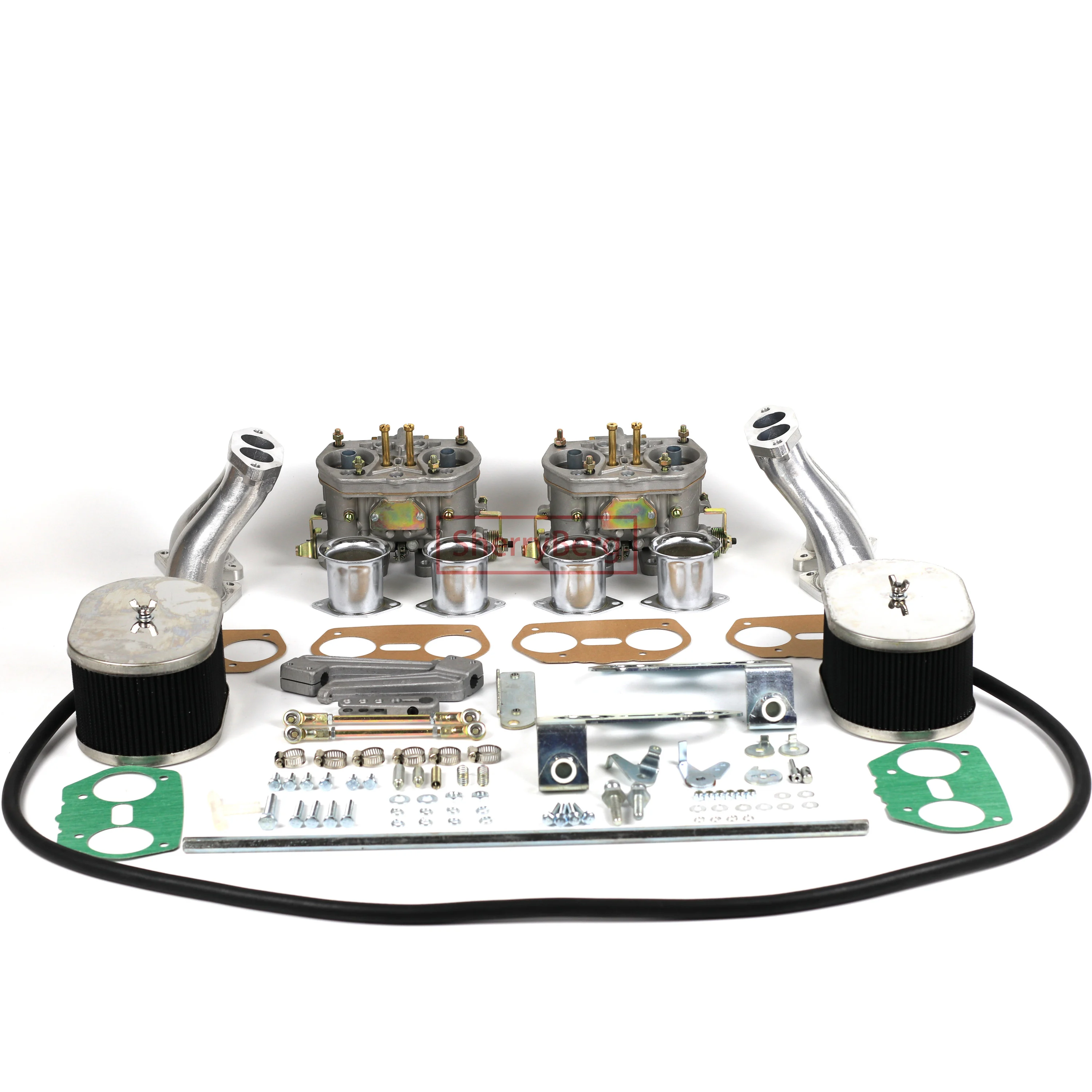 Sherryberg Carburatore Carb Kit Di Conversione Doppio Gassificazione 40 Millimetri 40Idf Per Vw Beetle Bus Tuning Typ1 T1/2 Fajs Weber Empi