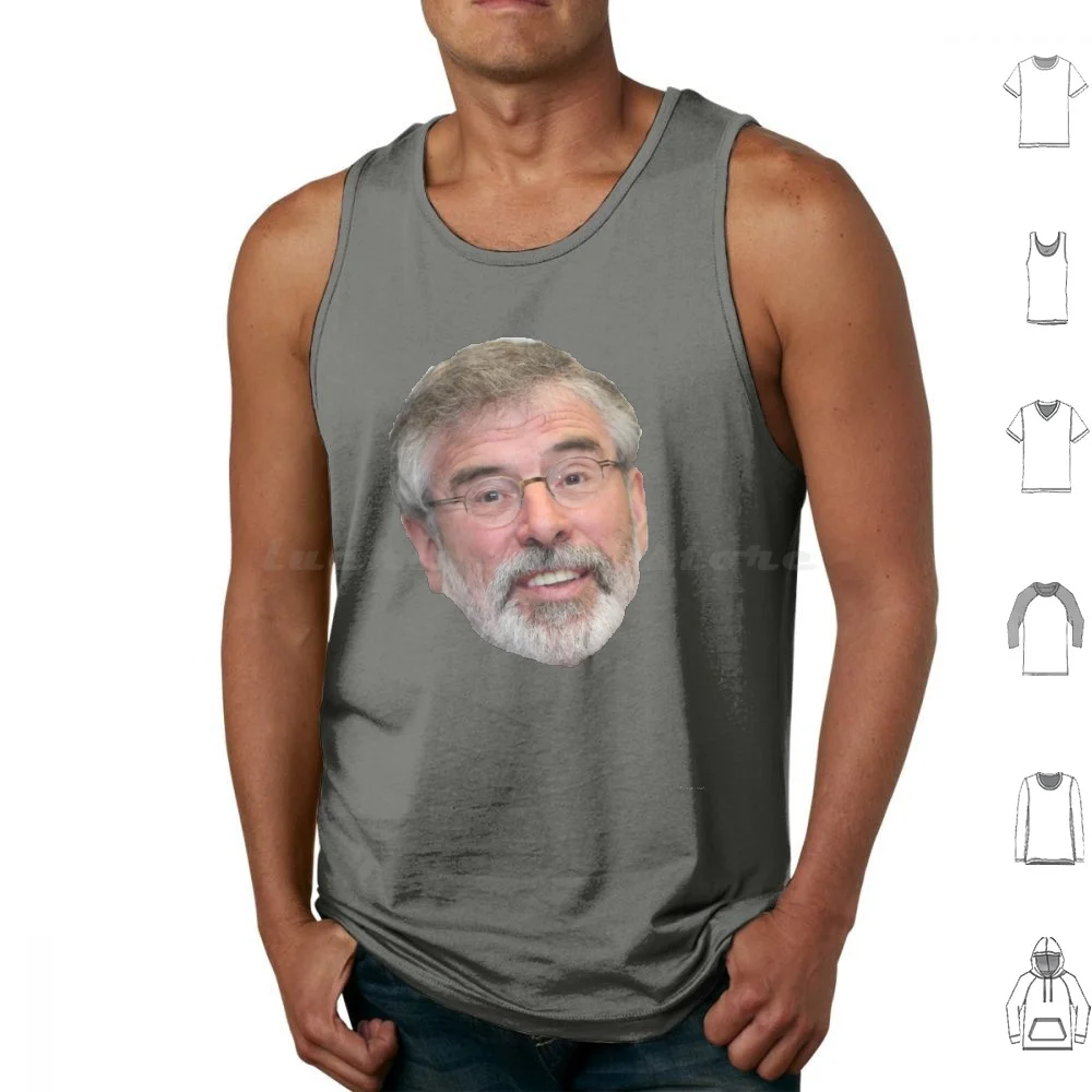 Gerry Adams Canotte Stampa Cotone Gerry Adams Gerry Adams Ira Ireland Irish Day Saint Paddy Saint Patty Sinn Fein