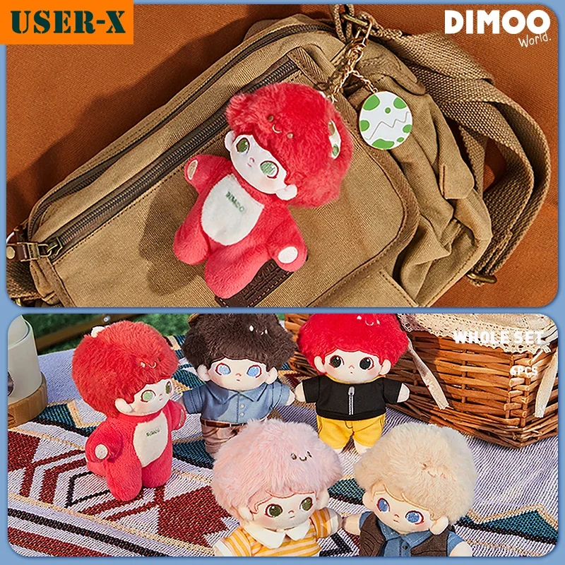 User-X Dimoo Jurassic World Series Cotton Doll Pendant Mystery Box Collection Doll Blind Box Kawaii Cute Toy Figures Action Kids