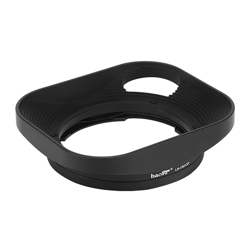 Paraluce Quadrato In Metallo A Baionetta Haoge Con Scava Fuori Progettato Per Obiettivo Voigtlander Ultron 28Mm F2 Tipo I & Ii Vm