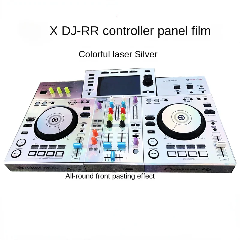 Xdj-Rr Skin Controller Dj Disc Printer Panel Pellicola Adesiva Protettiva Laser Dazzling Silver Skin