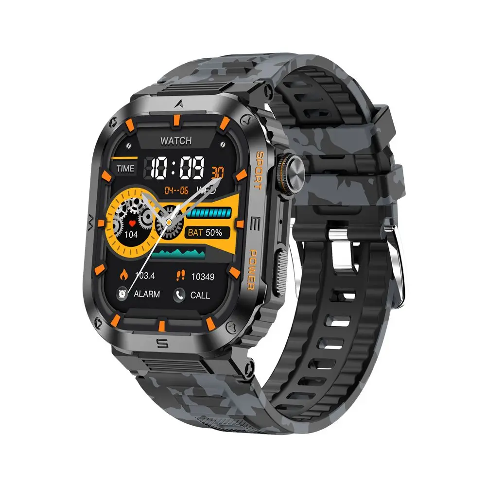 Per Unihertz Tank Ticktock-E Luna Smart Watch 2.01 ''Display Hd Bluetooth Voice Smart Watch Militare Robusto E Durevole