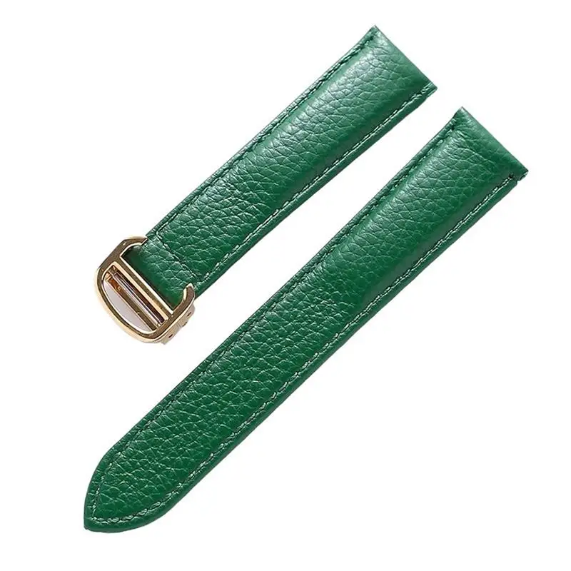 Cinturino Per Orologio Pcavo Per Cartier Tank Solo Men Lady Dispiegante Cinturino Per Orologio Cinturino Per Orologio In Vera Pelle Morbida 20Mm 22Mm