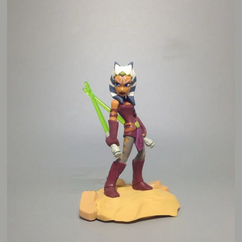 Genuine Star Wars 9.5Cm Ahsoka Tano Figure Action Figures Dolls Model Toy For Children