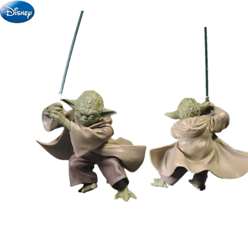 7Cm Star War Personaggi Master Yoda Doll Con Spada Action Figure Star War Ornamenti Anime Figure Giocattoli Per Bambini Regali