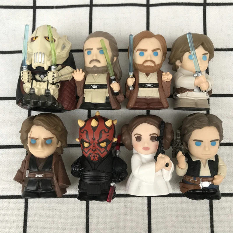 Prodotti Genuini Star Wars Set Di Dita Per Bambini Giocattolo Finger Puppets Ornamenti Modello Regali Figura Giocattoli