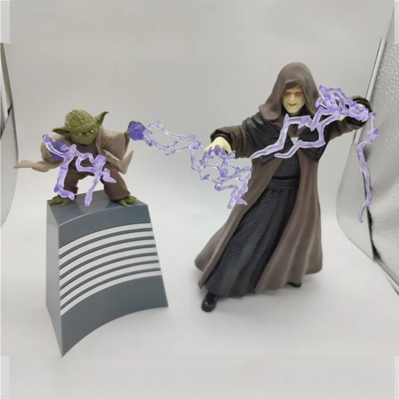 Star Wars Action Figure Sheev Palpatine Master Yoda Darth Sidious Modello Di Battaglia Definitivo Collezione Di Giocattoli Ornamenti