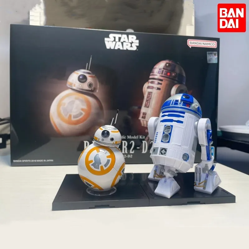 Bandai Star Wars Bb-8 R2-D2 Robot Modello Giocattolo Robot Rc Musica Giocattolo Assemblaggio Riparazione Robot Decor Collezioni Compleanno Regali Di N
