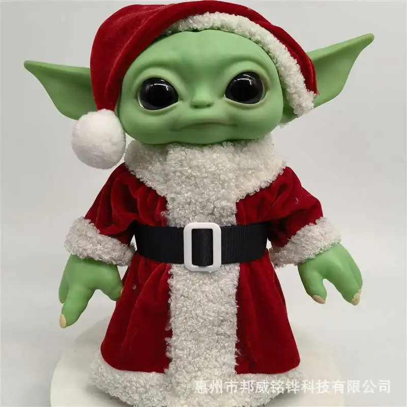 Immagini Disney Che Circondano La Bambola Yoda Baby Yoda Peluche Star Wars Che Circondano L'Artigianato Yoda