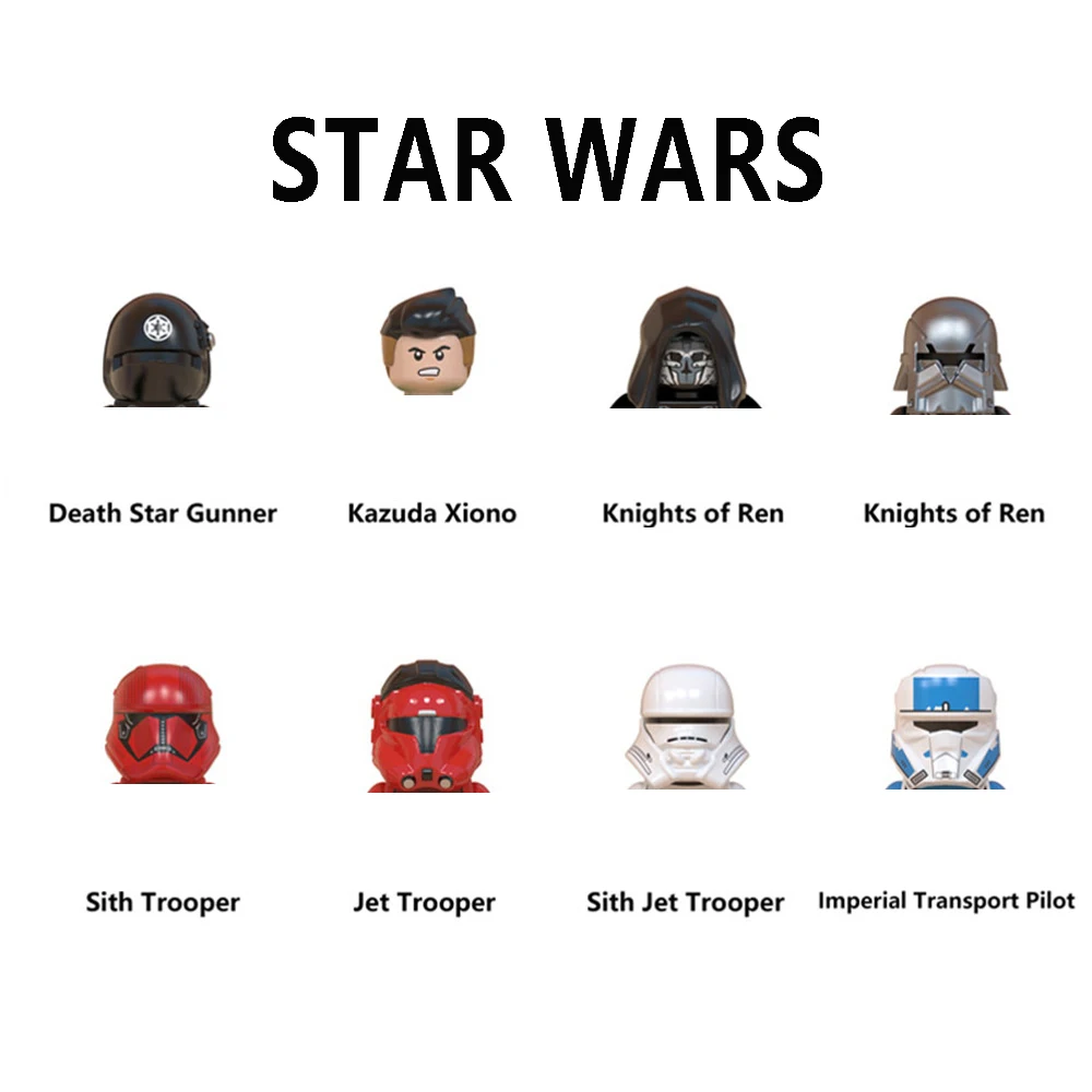 Wm6083 Death Star Gunner Building Blocks Kazuda Xio Bricks Knights Of Ren Model Imperial Transport Pilot Action Figure Toy