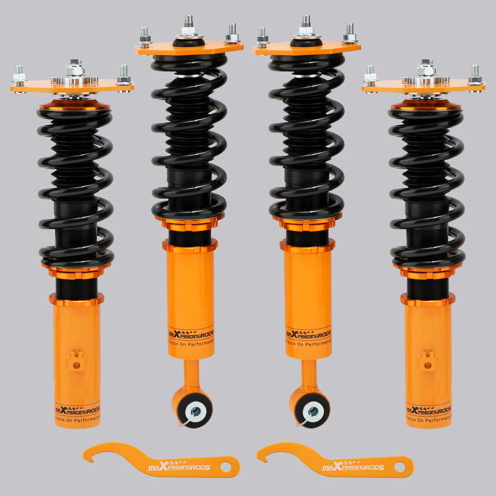 Maxpeedingrods Coilovers Kit Sospensione Per Mitsubishi 3000Gt Fwd 91-1999 Ammortizzatore Sospensione Coilovers Regolabile