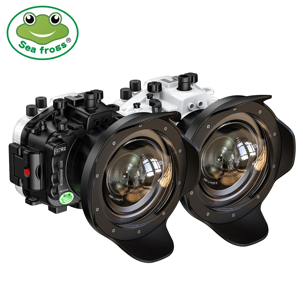Seafrogs Scuba Dive Camera Case Cover For Sony A7 R Iii 24-70 F2.8 Fe 24-70 F4 Lens Underwater Housing Photography Accessories