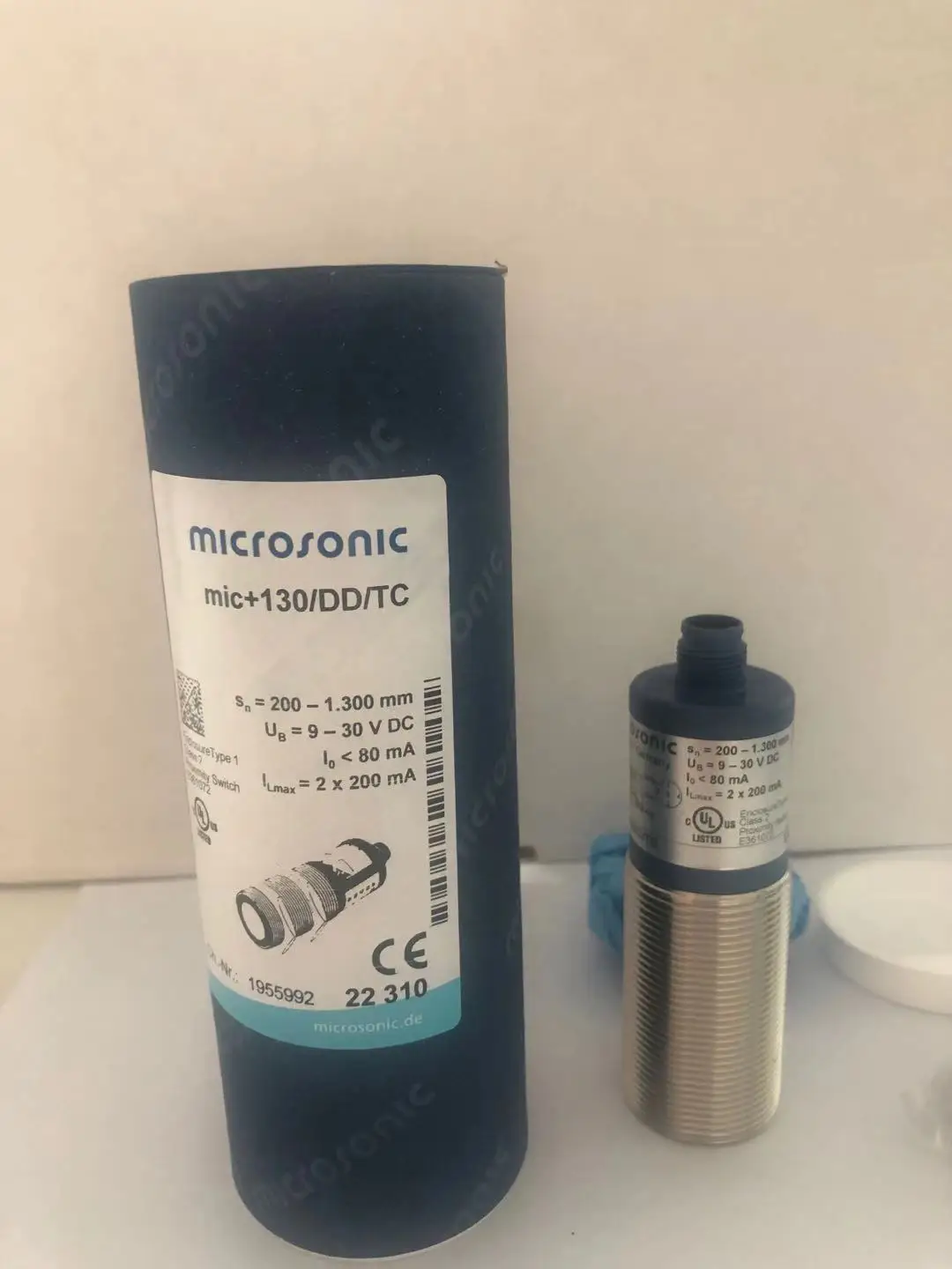 Nuovo Sensore A Ultrasuoni Microsico Originale Mic + 130/Dd/Tc