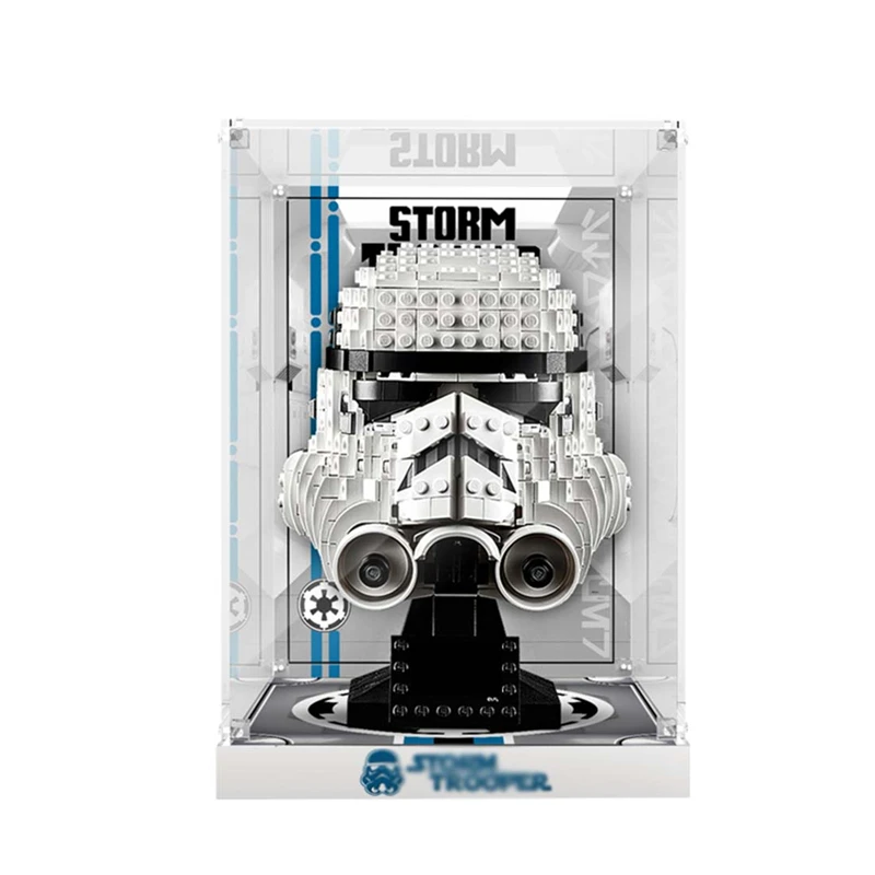 Vetrina Per Lego Casco Di Stormtrooper 75276, 3Mm Teca In Acrilico Per Lego 75276 (Set Di Modelli Non Inclusi)