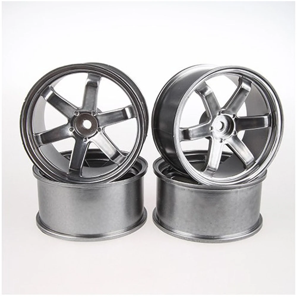 Speedline. Set 4 Pneumatici 2.2 "Titanio Per Auto Rc 1/10 (Speedline 013T8). Pneumatici Rc 1/10