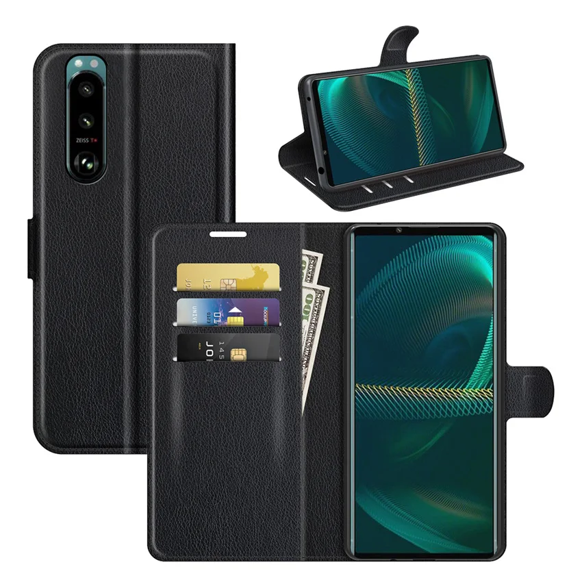 Per Sony Xperia 5 Iii Custodia Cover Portafoglio Custodia In Pelle Flip Phone Custodia Per Sony Xperia 5 Iii Custodia Cover Per Sony Xperia 5 Iii