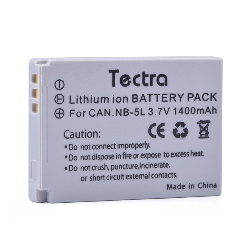 Tectra 1 Pz Nb-5L Nb5L Batteria Per Canon Powershot S100 S110 Sd700 Sd800 Sd900 Sd990 Sx200 Sx210 Sx220 Sx230