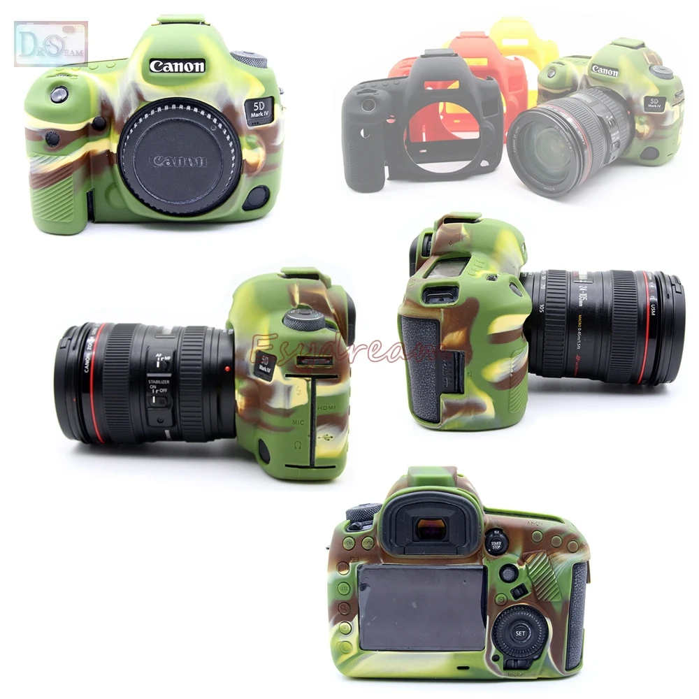 Custodia Protettiva In Silicone Per Custodia Protettiva In Silicone Custodia Morbida Per Fotocamera Canon Eos 5D4 5D Mark Iv 5D Mark 4 Mk4