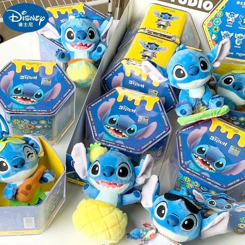 Disney Animation Kawaii Stitch Surprise Box Blind Box Ciondolo Stitch Doll Portachiavi School Bag Ciondolo Regalo Per Ragazzi E Ragazze