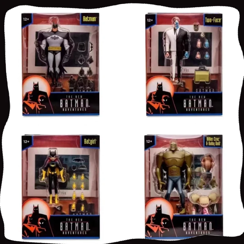Il Nuovo Batman Adventures Toys Crocodile Man Two-Face Batgirl Killer Croc Baby Doll Mcfarlane Wave 1 Anime Action Figure Model