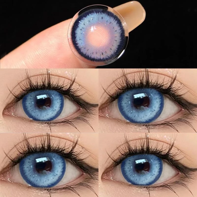 Lenti A Contatto Colorate Uyaai Per Occhi Cosmetici Lenti Colorate Occhi Cosplay Accessori Anime Lenti Occhi Grandi Blu Lenti A Contatto Per Gli Occhi