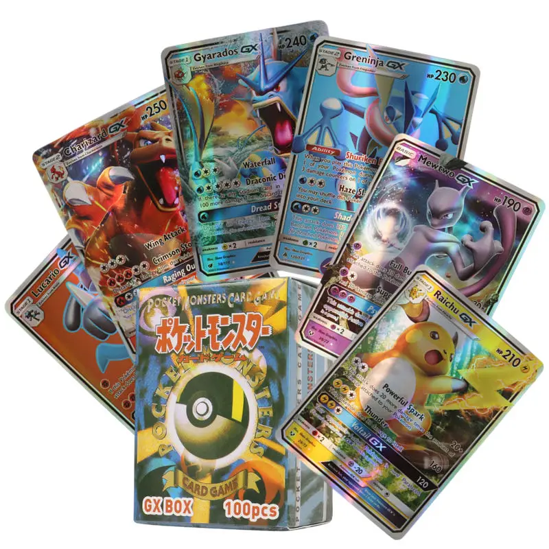 2023 New Pokemon English Cards Box Vmax Gx Vstar Charizard Pikachu Hobby Rare Collection Battle Cards Giocattoli Regali