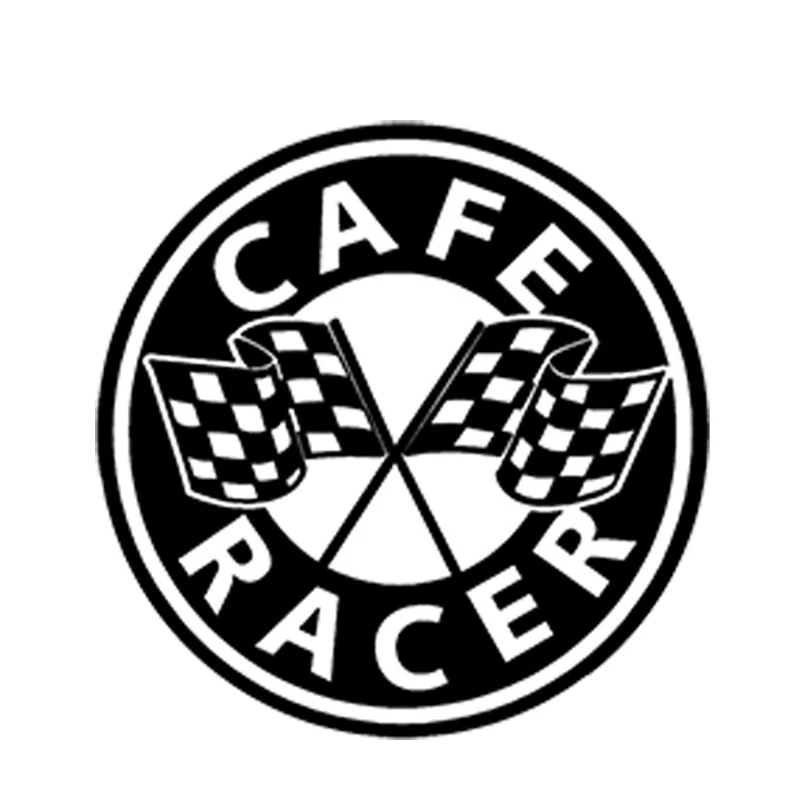 Car Styling Car Sticker Cafe Racer Aufkleber Auto Moto Stickers Zielflege Motorrad Rennen Vinyl Decal 13Cm X 13Cm