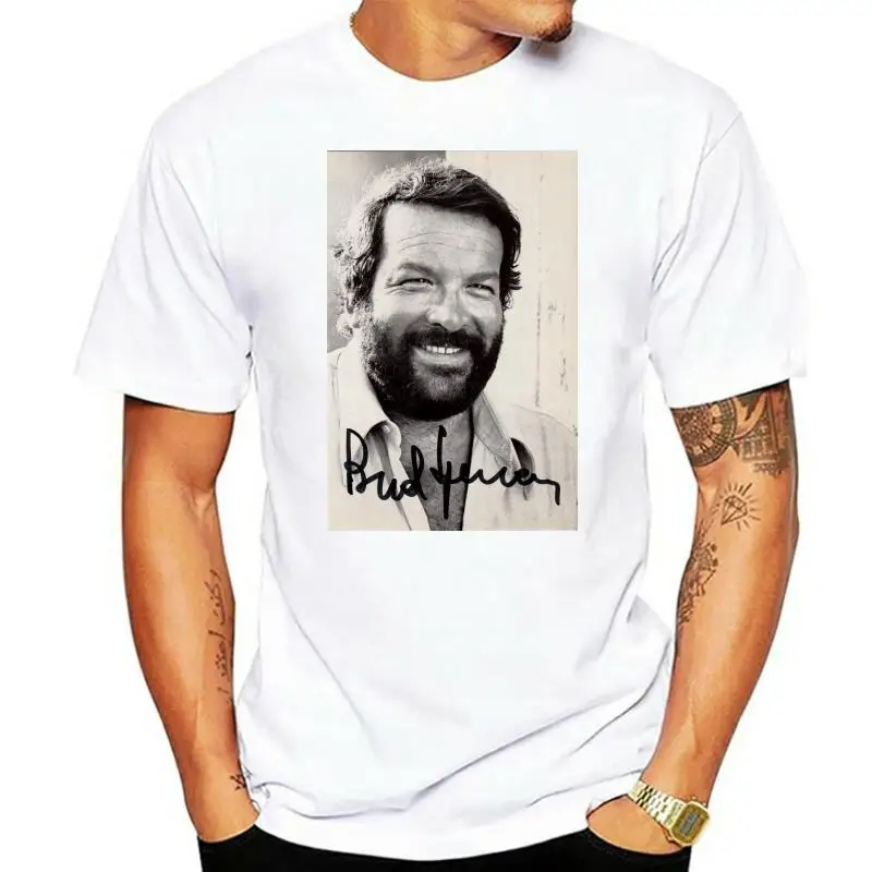 New Bud Spencer Signature T-Shirt Uomo Donna Usa Taglia S M L Xl 2Xl Xxxl Zm1