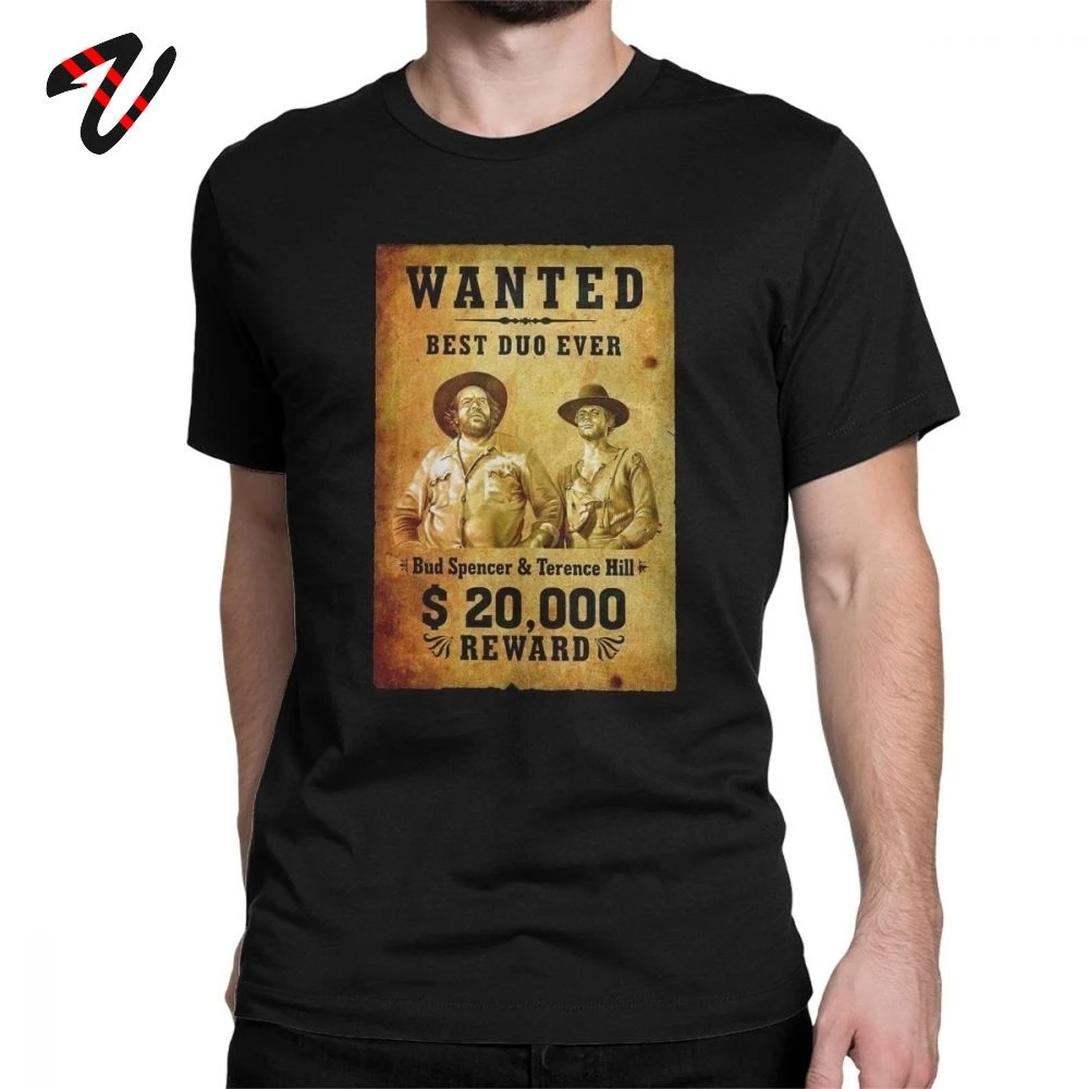 Terence Hill And Bud Spencer T Shirt Cool Men Tees T-Shirt Top Tees Top Funny Men Tees Girocollo T-Shirt Top Tees